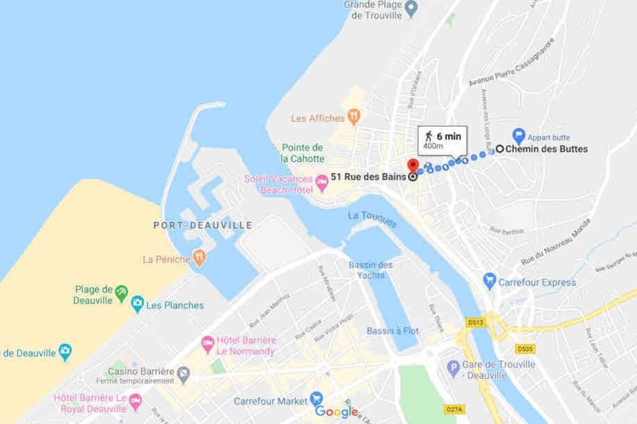 Appartement Avec Terrasse Vue Mer Trouville Sur Mer מראה חיצוני תמונה